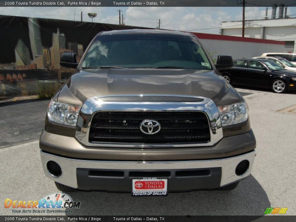 2008 Toyota Tundra Double Cab Pyrite Mica / Beige Photo #2