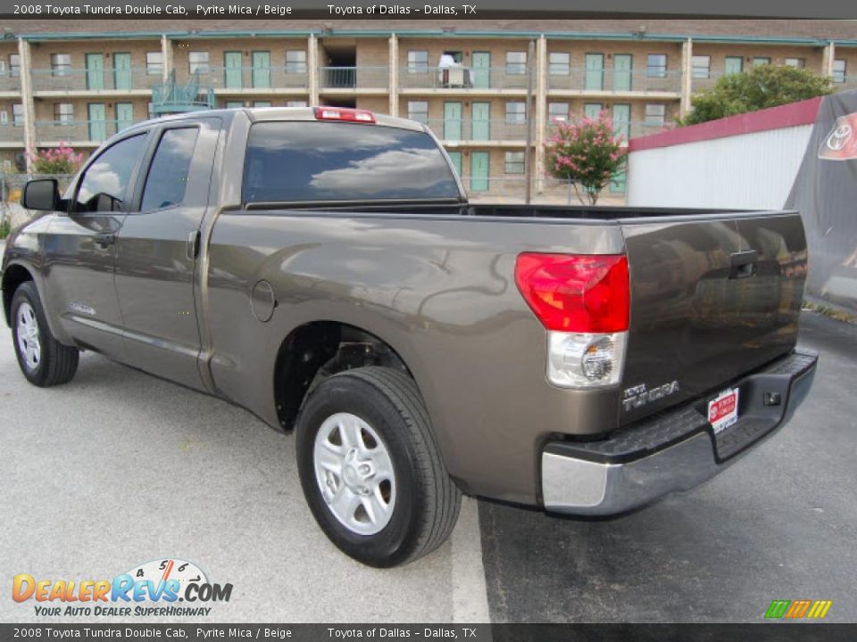 2008 Toyota Tundra Double Cab Pyrite Mica / Beige Photo #7