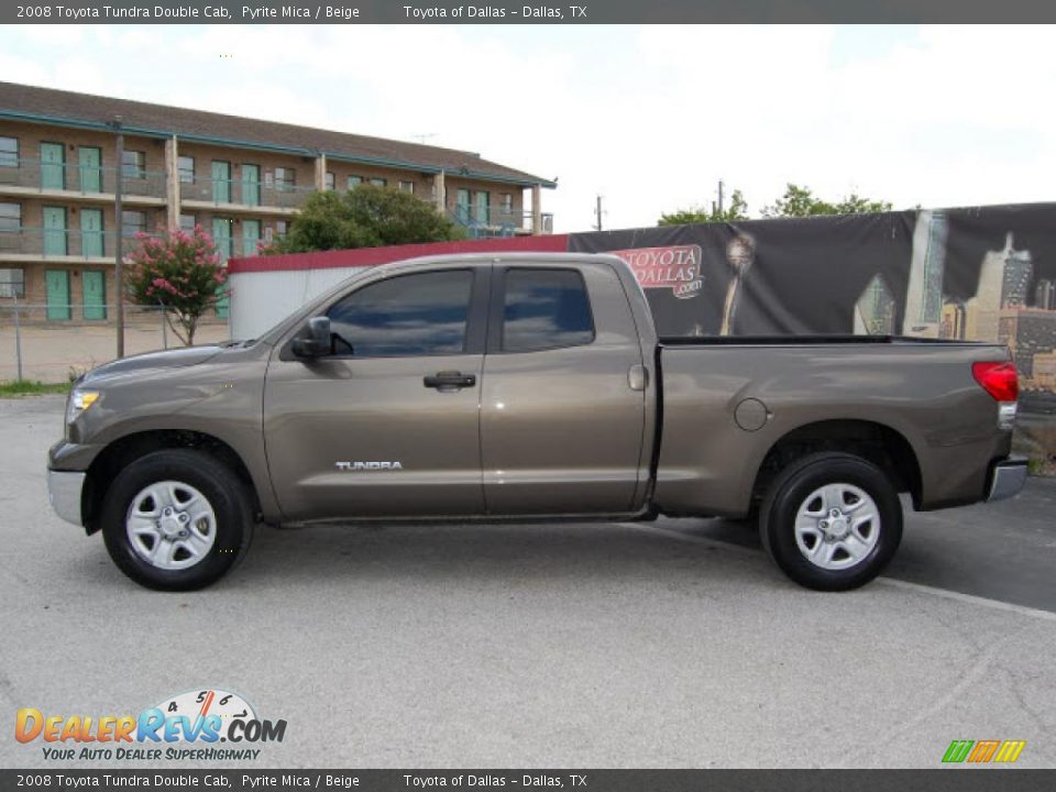 2008 Toyota Tundra Double Cab Pyrite Mica / Beige Photo #8