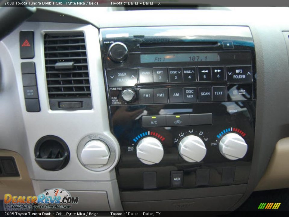 2008 Toyota Tundra Double Cab Pyrite Mica / Beige Photo #18