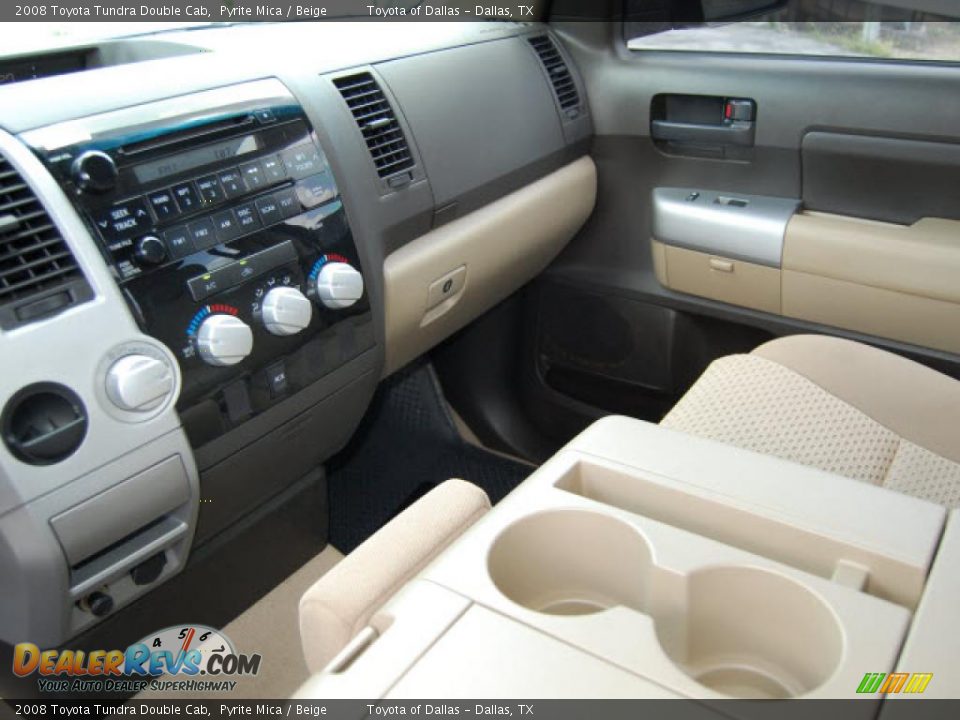 2008 Toyota Tundra Double Cab Pyrite Mica / Beige Photo #19