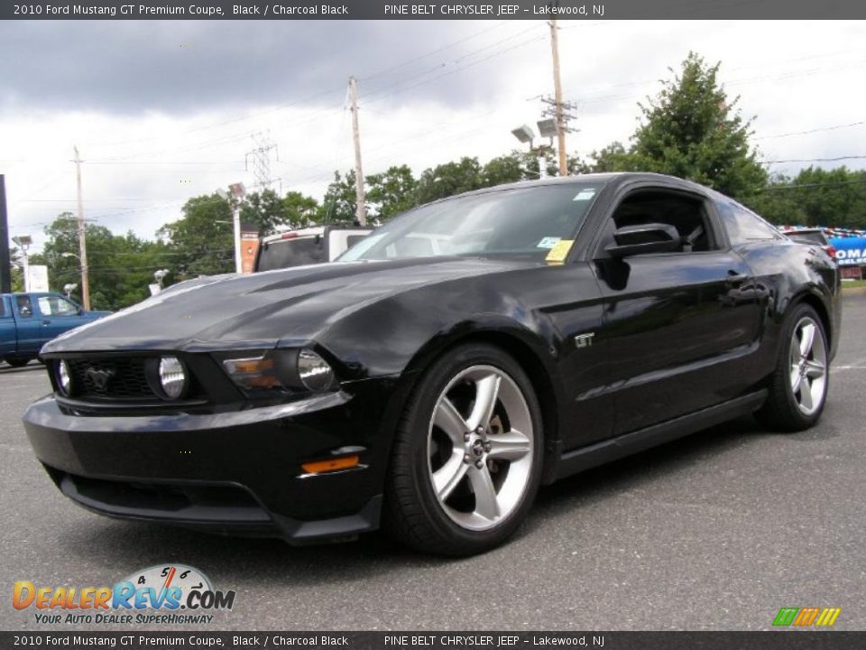 2010 Ford Mustang GT Premium Coupe Black / Charcoal Black Photo #1