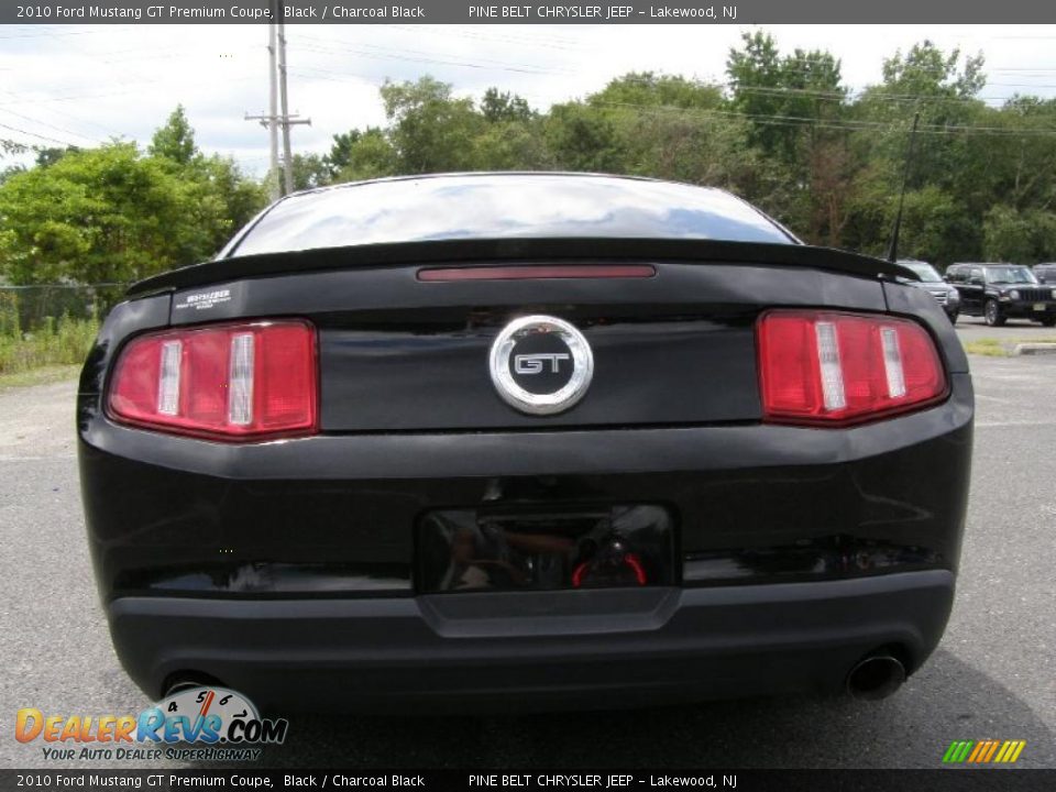 2010 Ford Mustang GT Premium Coupe Black / Charcoal Black Photo #6