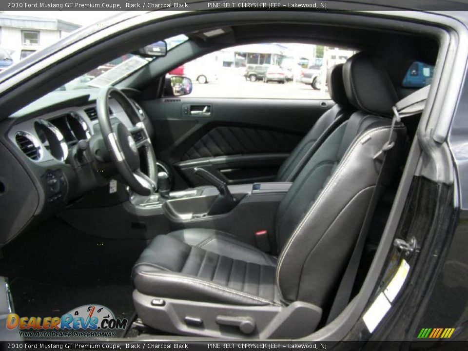 2010 Ford Mustang GT Premium Coupe Black / Charcoal Black Photo #9