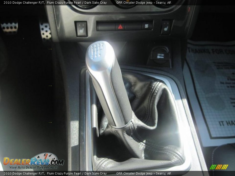 2010 Dodge Challenger R/T Plum Crazy Purple Pearl / Dark Slate Gray Photo #9