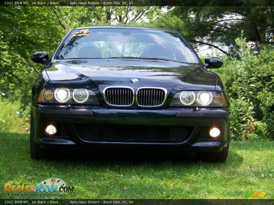 2002 BMW M5 Jet Black / Black Photo #2