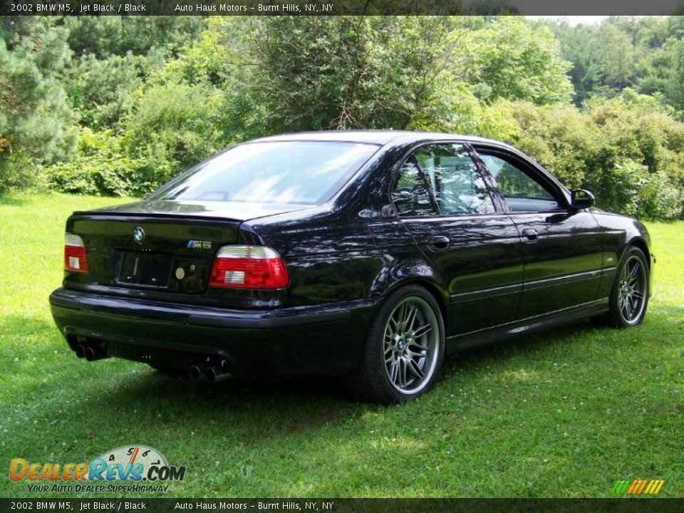 2002 BMW M5 Jet Black / Black Photo #5