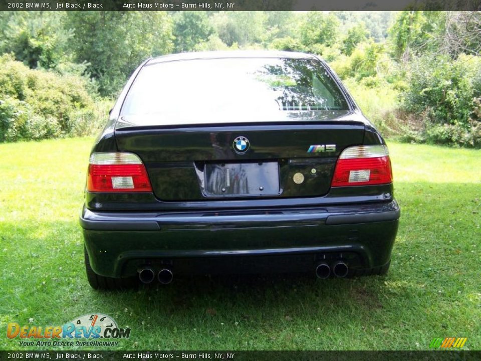 2002 BMW M5 Jet Black / Black Photo #6