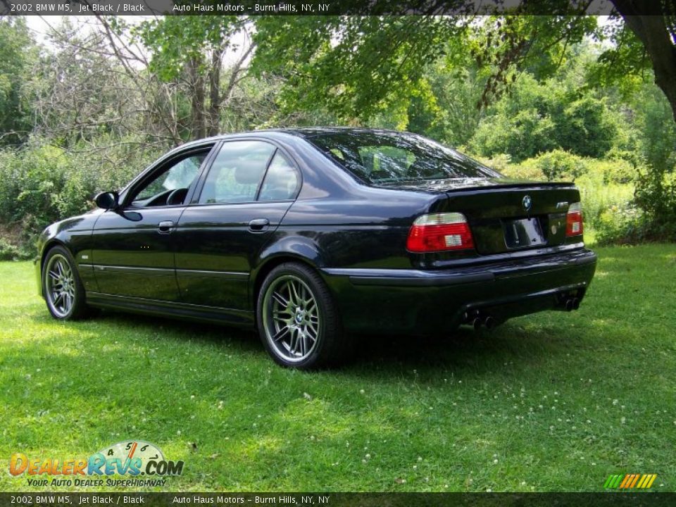 2002 BMW M5 Jet Black / Black Photo #7