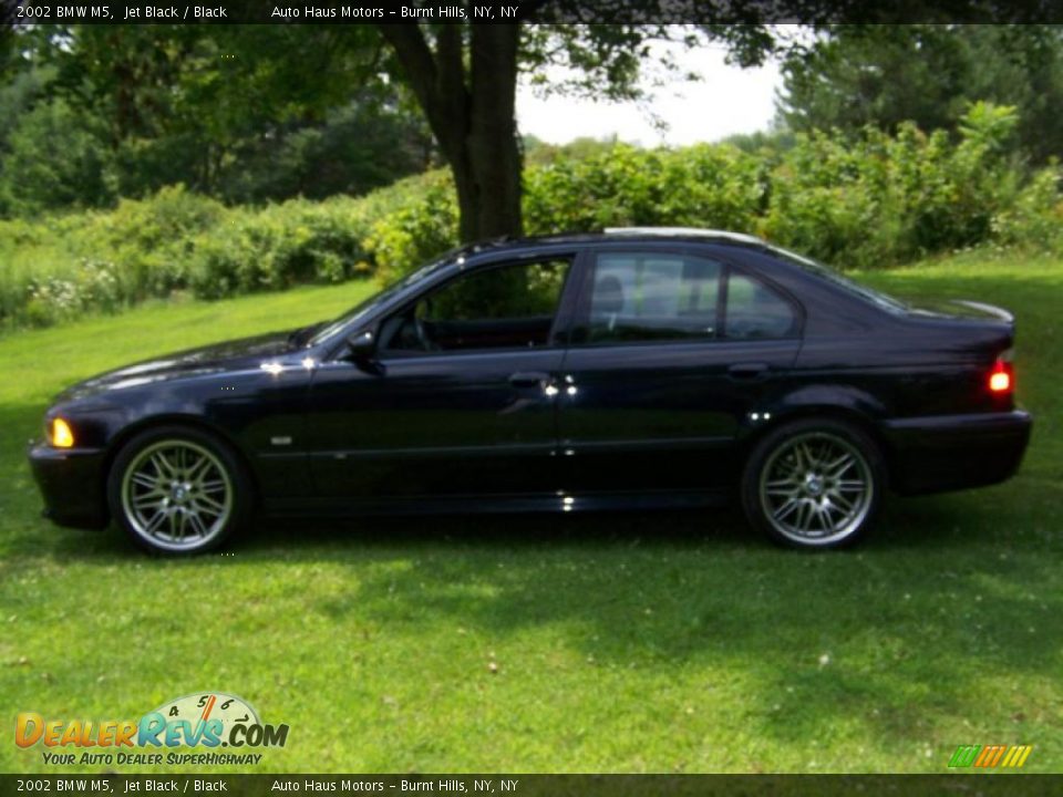 2002 BMW M5 Jet Black / Black Photo #8