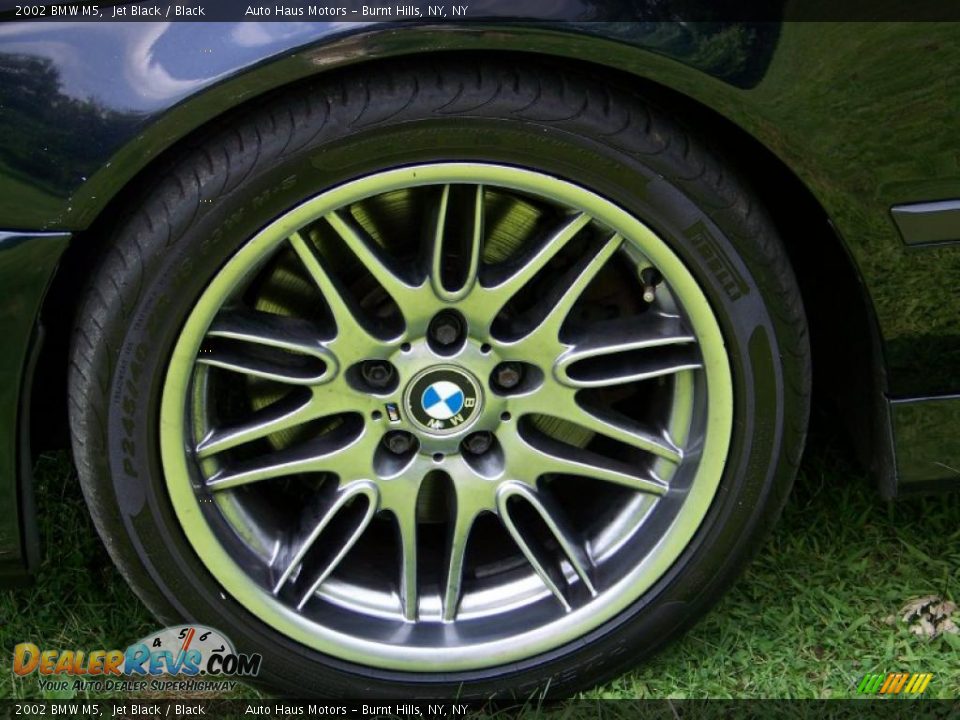 2002 BMW M5 Jet Black / Black Photo #10