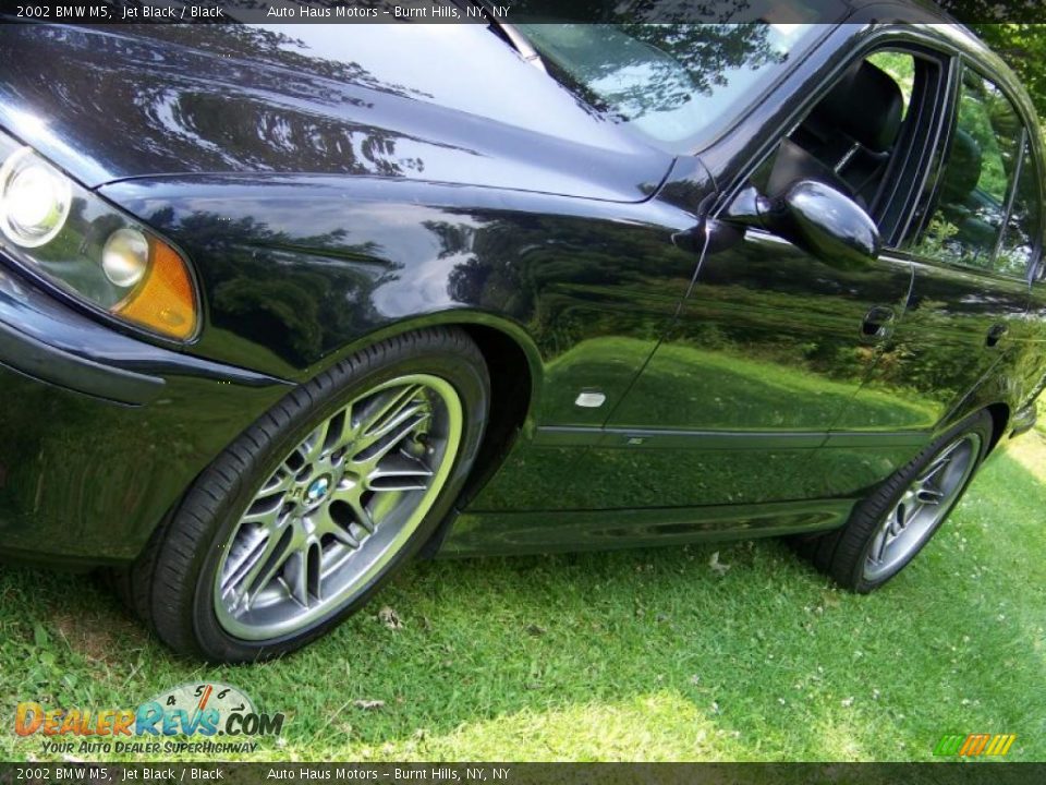 2002 BMW M5 Jet Black / Black Photo #11