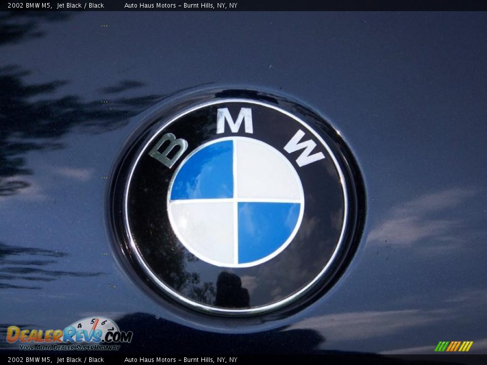 2002 BMW M5 Jet Black / Black Photo #12