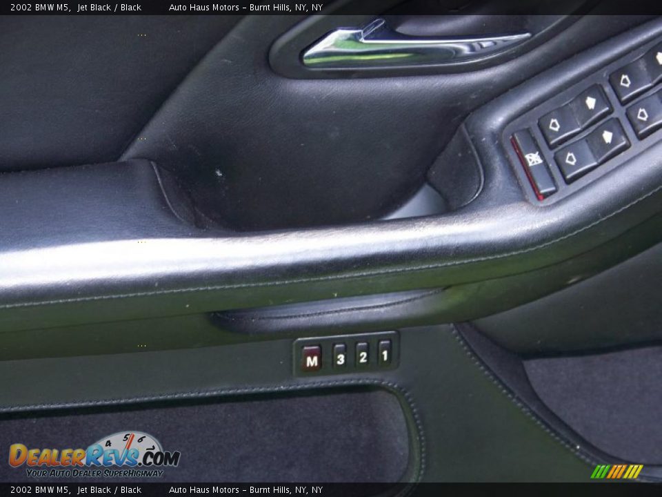 2002 BMW M5 Jet Black / Black Photo #18