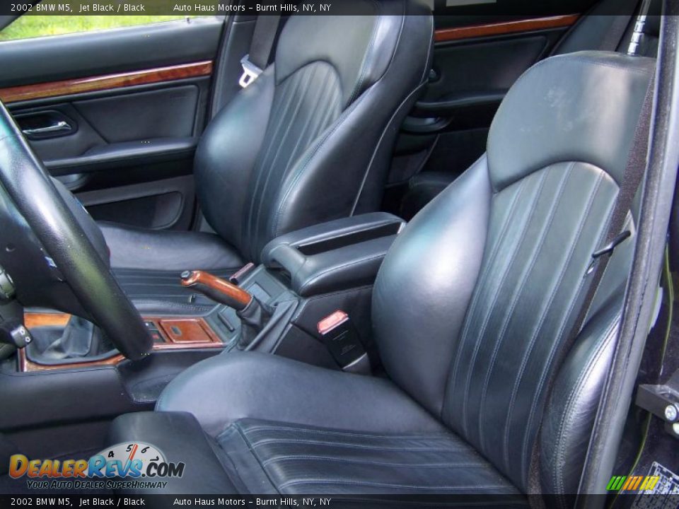 2002 BMW M5 Jet Black / Black Photo #19