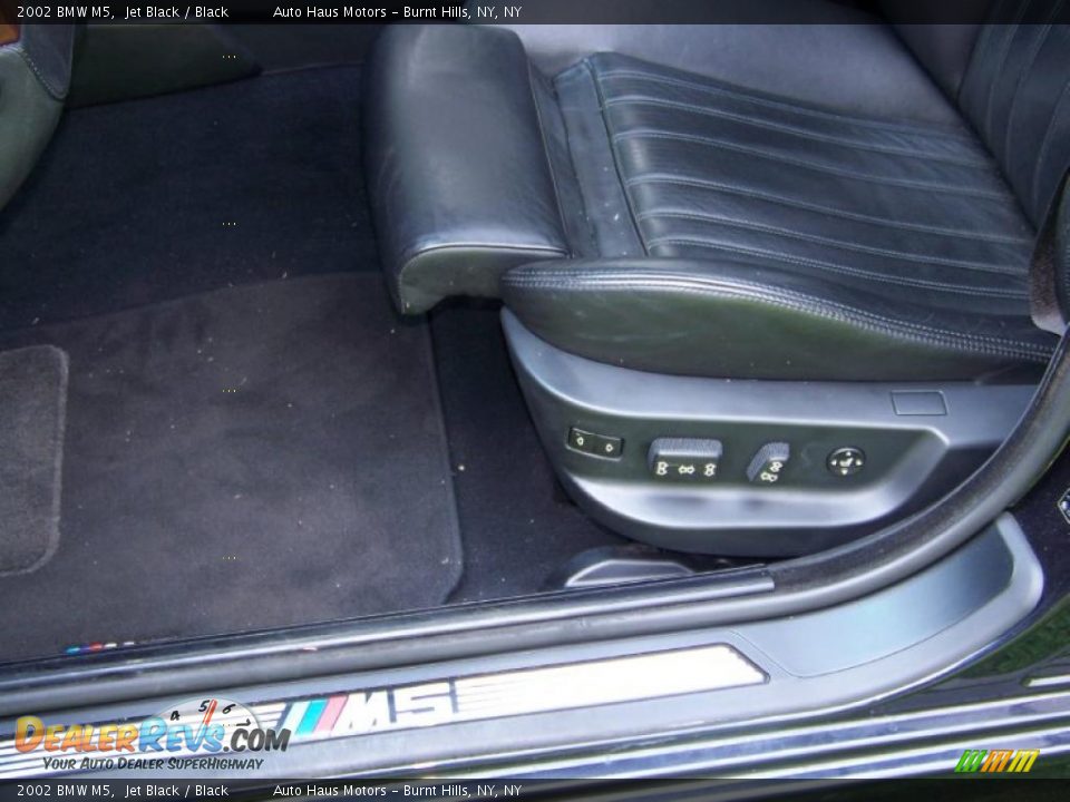 2002 BMW M5 Jet Black / Black Photo #20