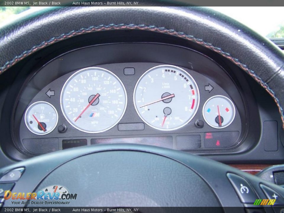 2002 BMW M5 Jet Black / Black Photo #22