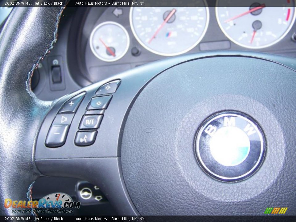 2002 BMW M5 Jet Black / Black Photo #24