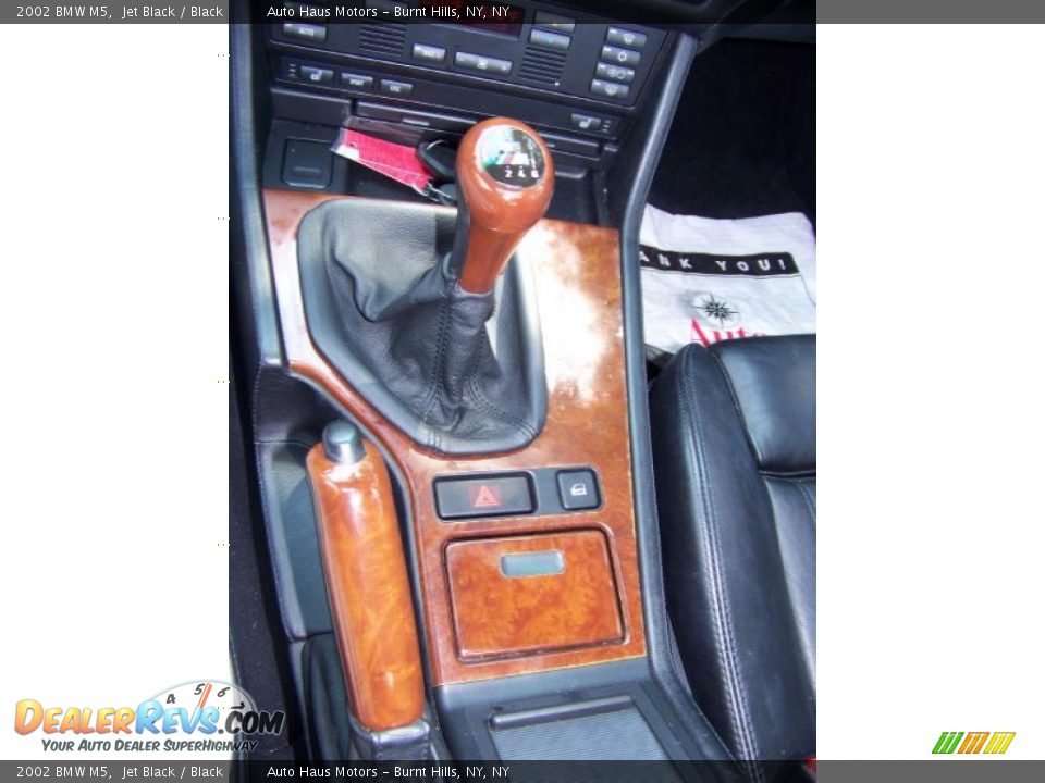 2002 BMW M5 Jet Black / Black Photo #27