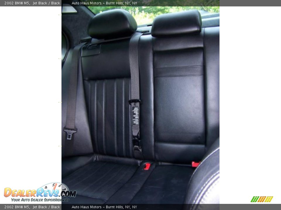 2002 BMW M5 Jet Black / Black Photo #29