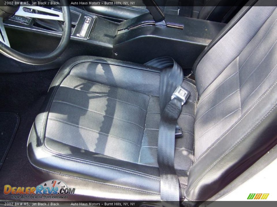 2002 BMW M5 Jet Black / Black Photo #32