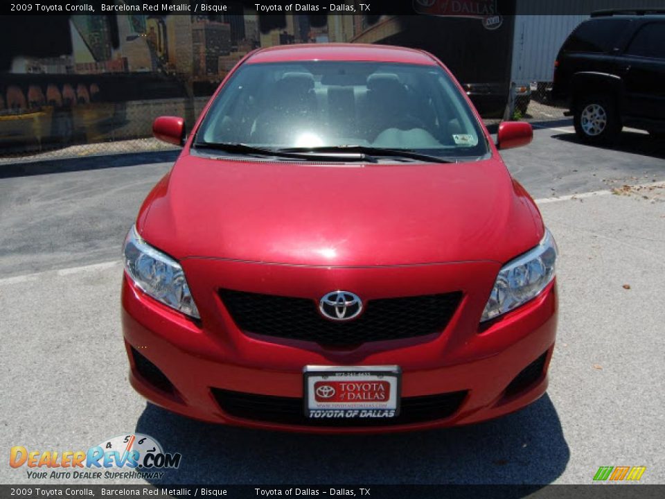 2009 Toyota Corolla Barcelona Red Metallic / Bisque Photo #2