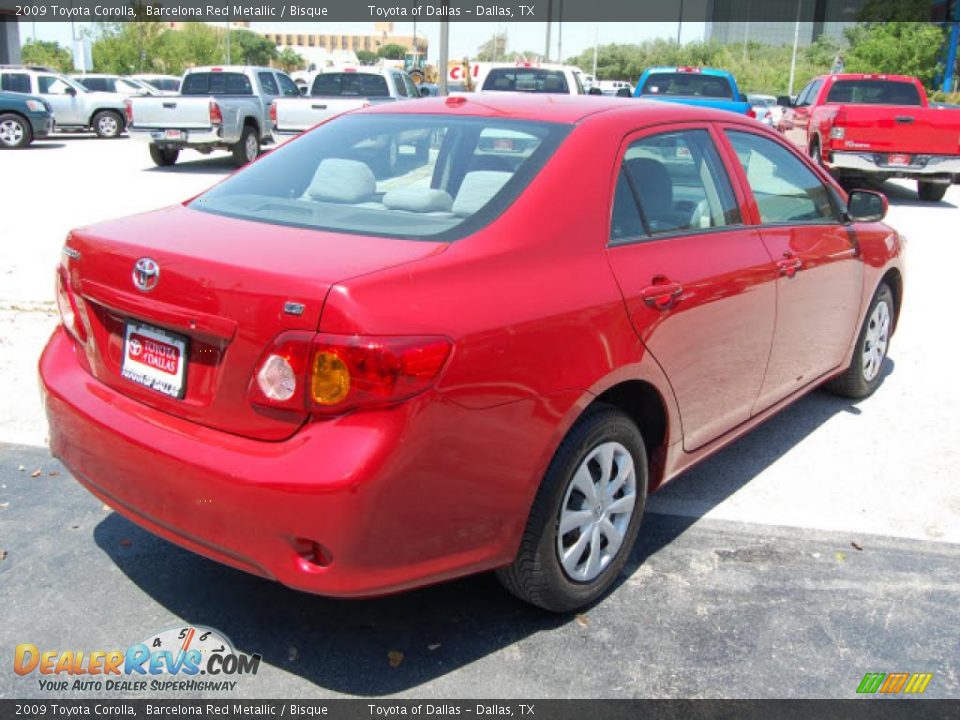 2009 Toyota Corolla Barcelona Red Metallic / Bisque Photo #5