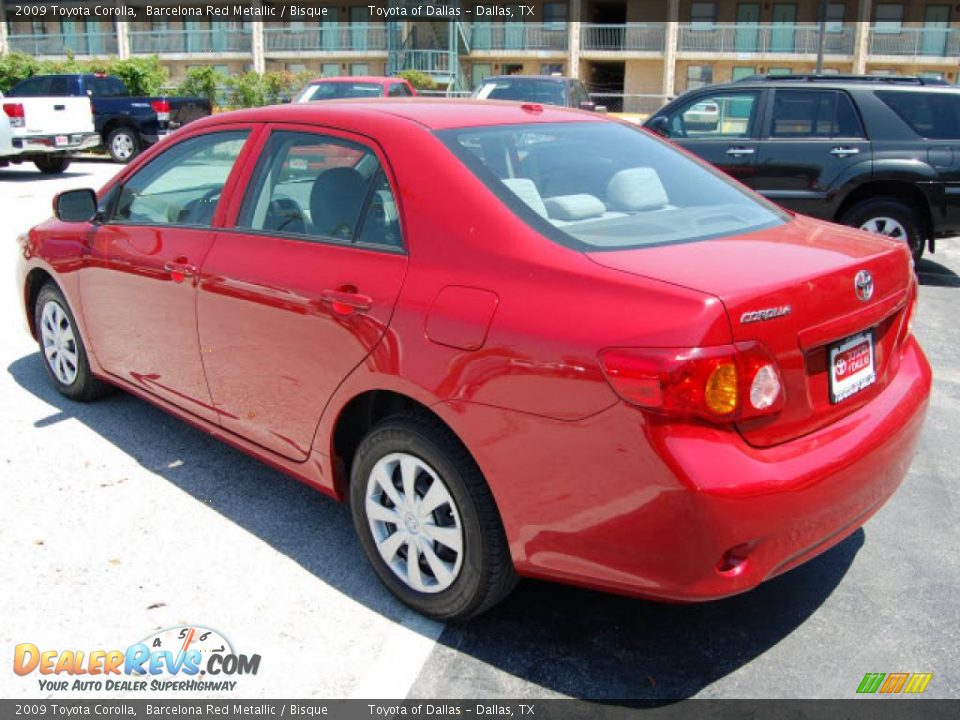 2009 Toyota Corolla Barcelona Red Metallic / Bisque Photo #7