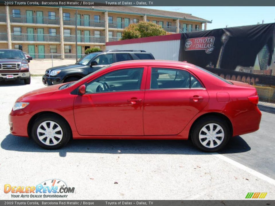 2009 Toyota Corolla Barcelona Red Metallic / Bisque Photo #8