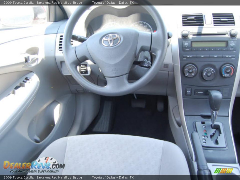 2009 Toyota Corolla Barcelona Red Metallic / Bisque Photo #13