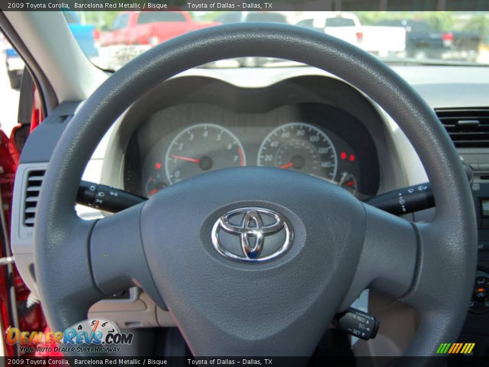 2009 Toyota Corolla Barcelona Red Metallic / Bisque Photo #16