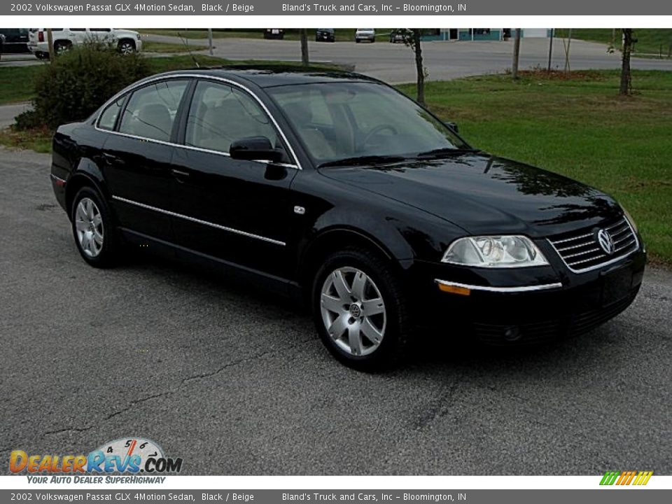 2002 Volkswagen Passat GLX 4Motion Sedan Black / Beige Photo #1