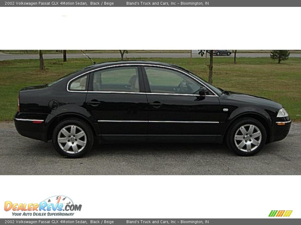2002 Volkswagen Passat GLX 4Motion Sedan Black / Beige Photo #2