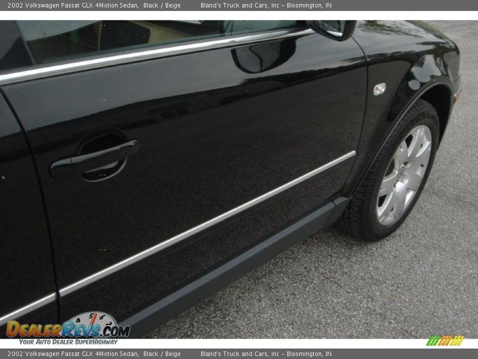 2002 Volkswagen Passat GLX 4Motion Sedan Black / Beige Photo #9