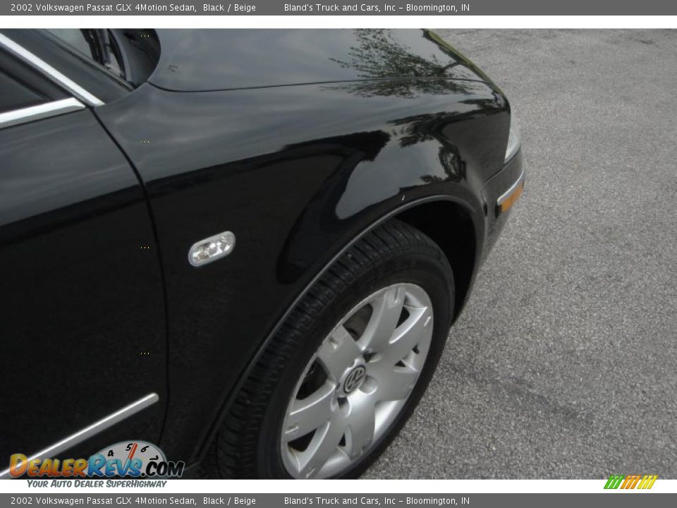 2002 Volkswagen Passat GLX 4Motion Sedan Black / Beige Photo #10