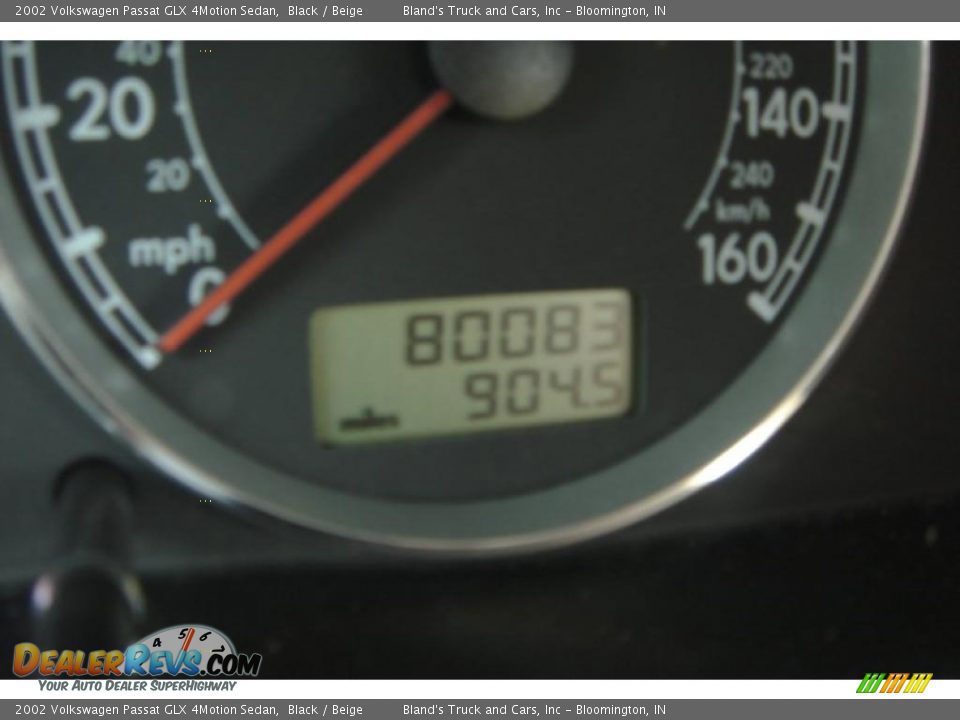 2002 Volkswagen Passat GLX 4Motion Sedan Black / Beige Photo #19
