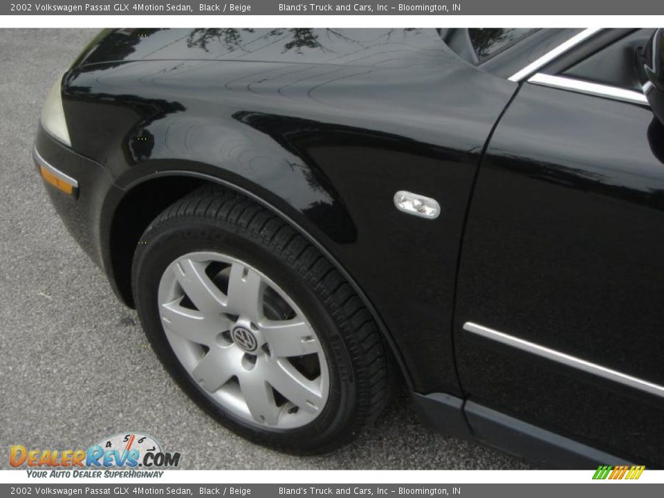 2002 Volkswagen Passat GLX 4Motion Sedan Black / Beige Photo #34