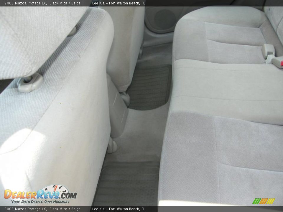 2003 Mazda Protege LX Black Mica / Beige Photo #23