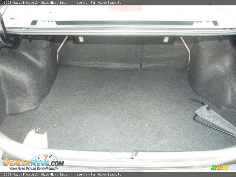 2003 Mazda Protege LX Black Mica / Beige Photo #25