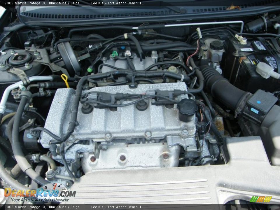 2003 Mazda Protege LX Black Mica / Beige Photo #29