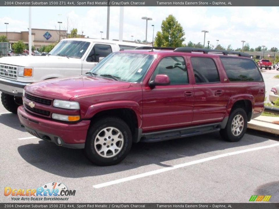 2004 Chevrolet Suburban 1500 Z71 4x4 Sport Red Metallic / Gray/Dark Charcoal Photo #1