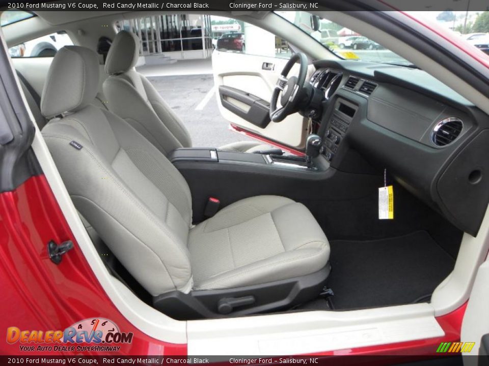 2010 Ford Mustang V6 Coupe Red Candy Metallic / Charcoal Black Photo #9