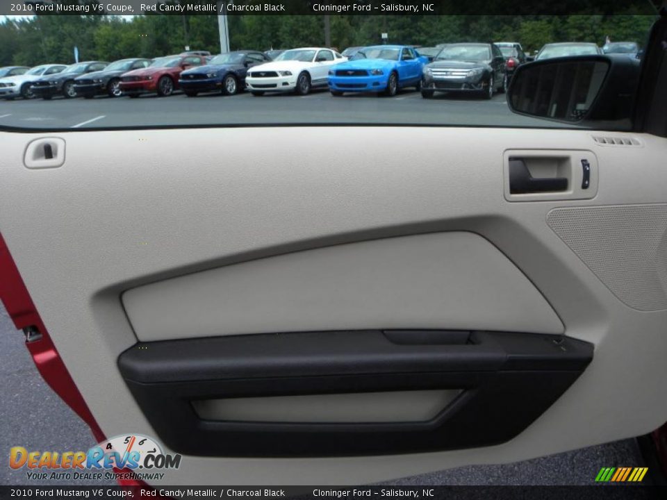 2010 Ford Mustang V6 Coupe Red Candy Metallic / Charcoal Black Photo #11