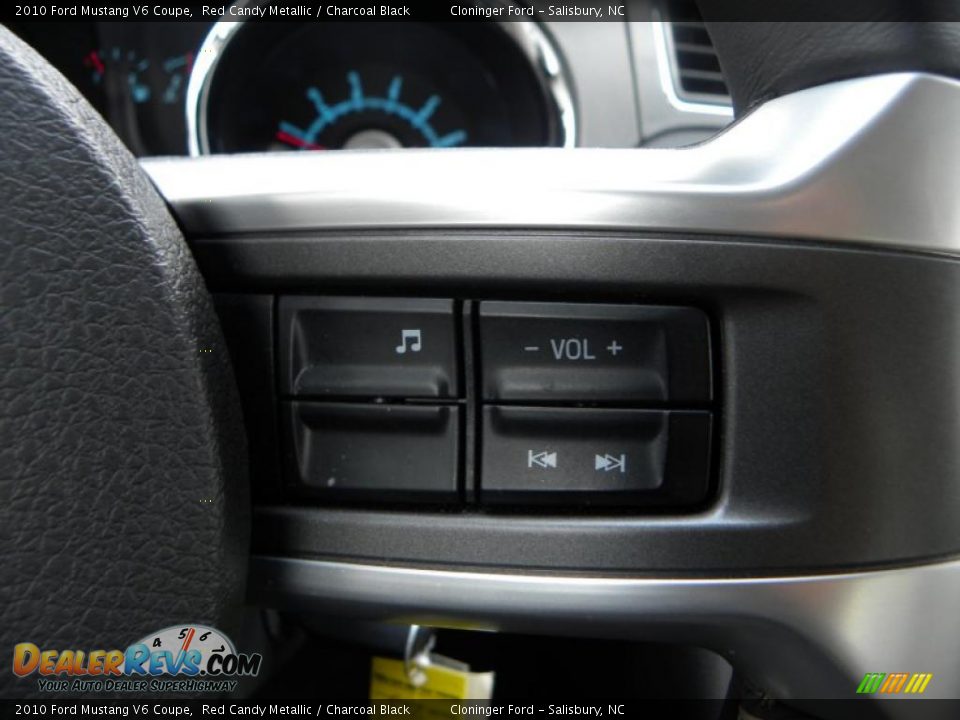 2010 Ford Mustang V6 Coupe Red Candy Metallic / Charcoal Black Photo #17