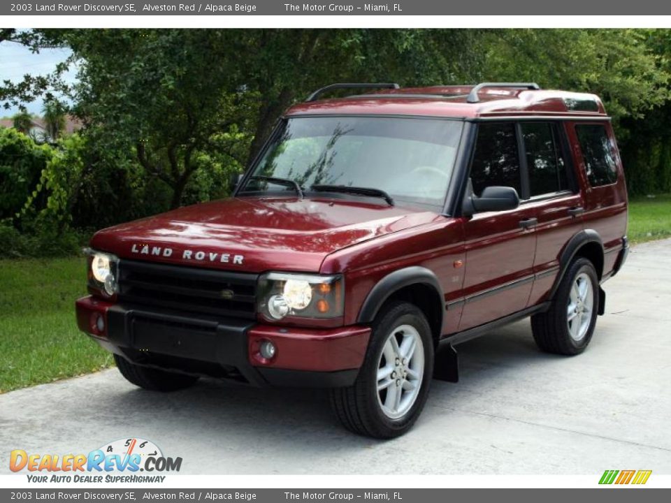 2003 Land Rover Discovery SE Alveston Red / Alpaca Beige Photo #1