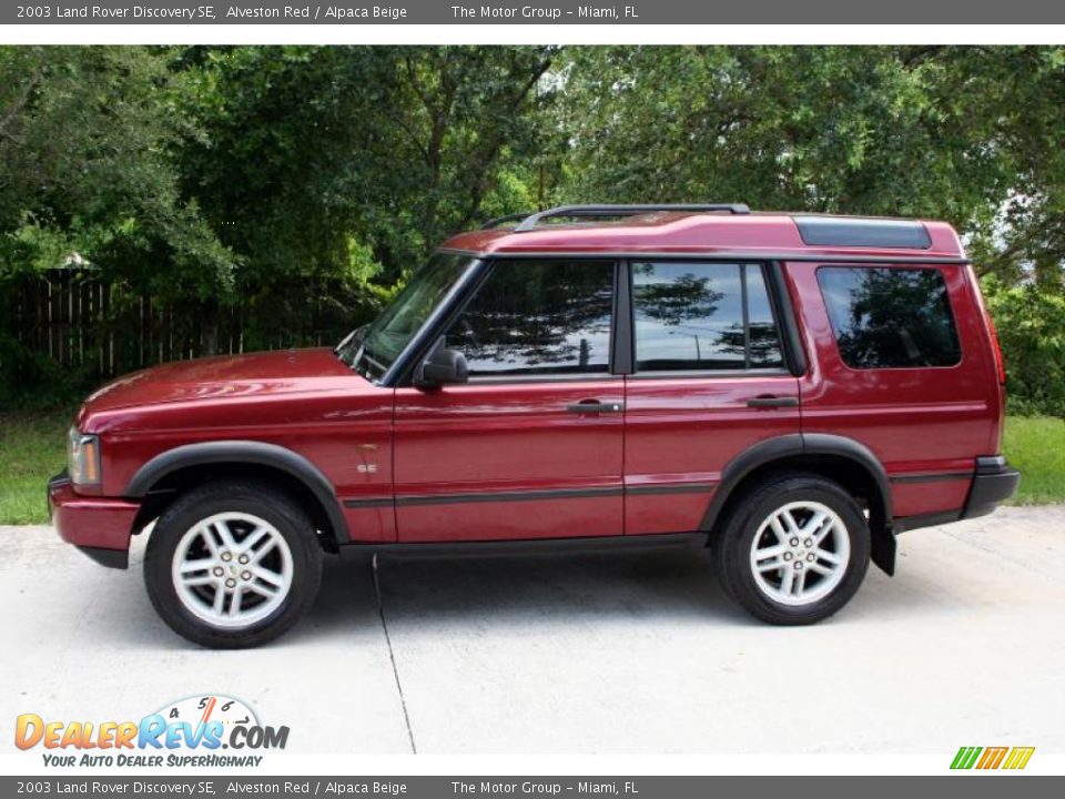 2003 Land Rover Discovery SE Alveston Red / Alpaca Beige Photo #3
