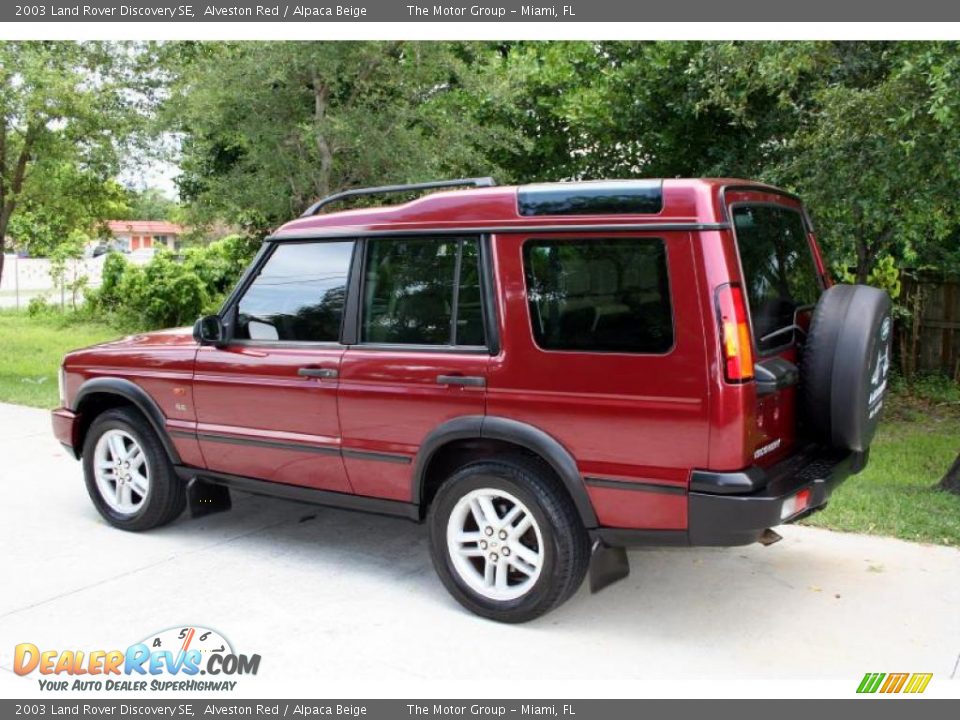 2003 Land Rover Discovery SE Alveston Red / Alpaca Beige Photo #5