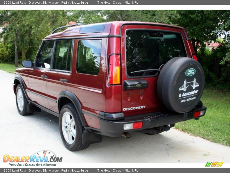2003 Land Rover Discovery SE Alveston Red / Alpaca Beige Photo #6