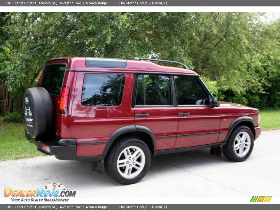2003 Land Rover Discovery SE Alveston Red / Alpaca Beige Photo #8