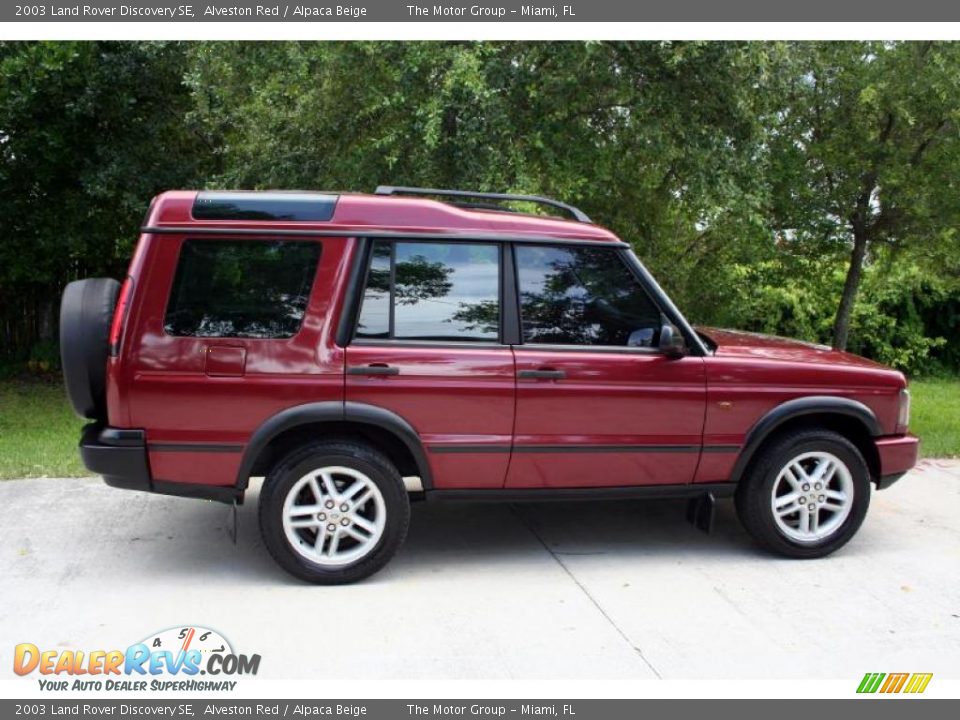 2003 Land Rover Discovery SE Alveston Red / Alpaca Beige Photo #9